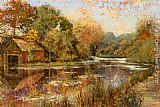 Michael Longo Autumnal Reflections painting